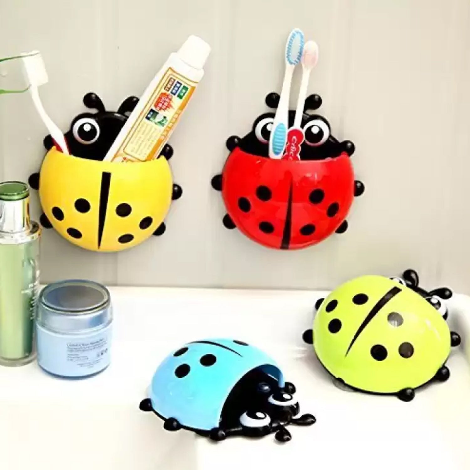 Ladybug Toothbrush Holder (1 Pc) Ladybug Toothbrush Holder (1 Pc)